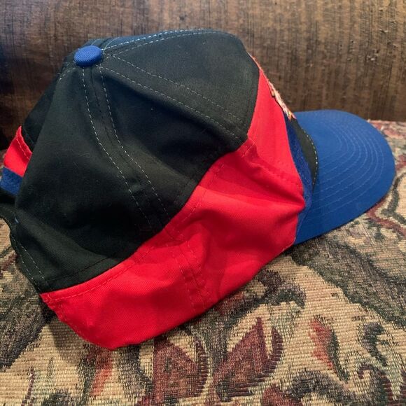 RARE VTG INDYCAR Indianapolis 500 Logo 7 1998 Blue Red Colorblock Cap Hat - Picture 4 of 8